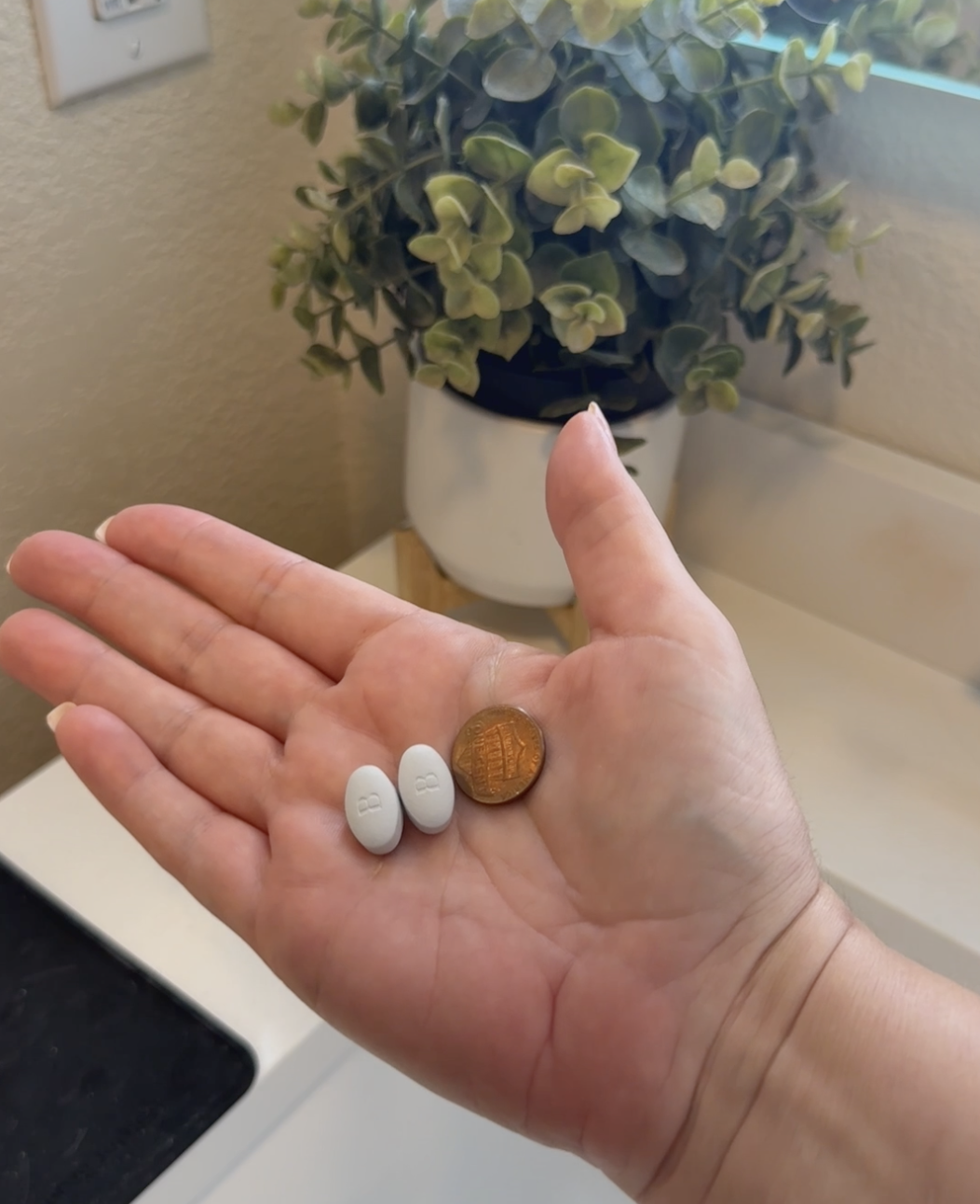 Hot flash supplement size